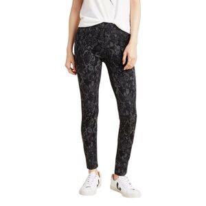 Sanctuary Ponte Leggings Pants Women’s Medium Black Snake Print